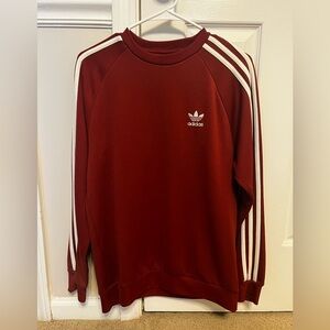 Adidas Crewneck with White Stripes